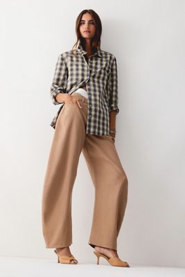 The Mollie Low-Rise Barrel Jeans 