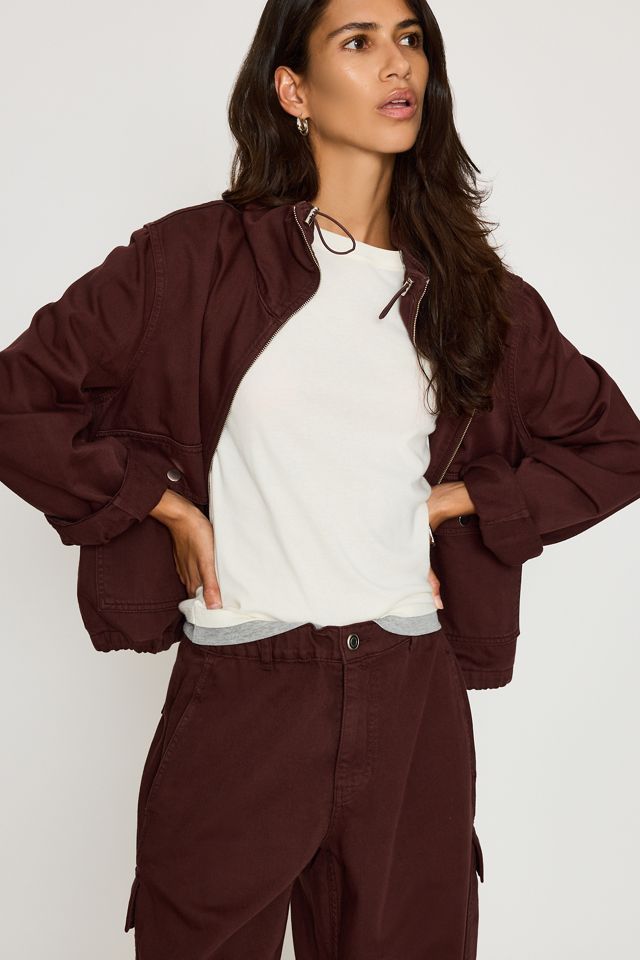 By Anthropologie Frankie Barrel Leg Cargo Trousers #4