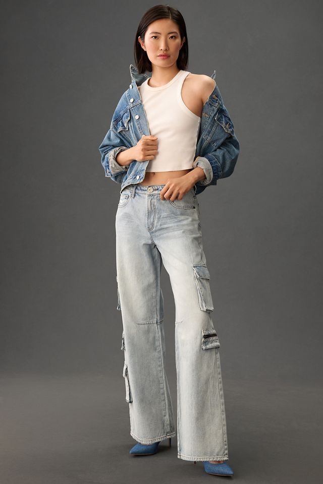 One Teaspoon Cargo Jackson Wide-Leg Jeans #4