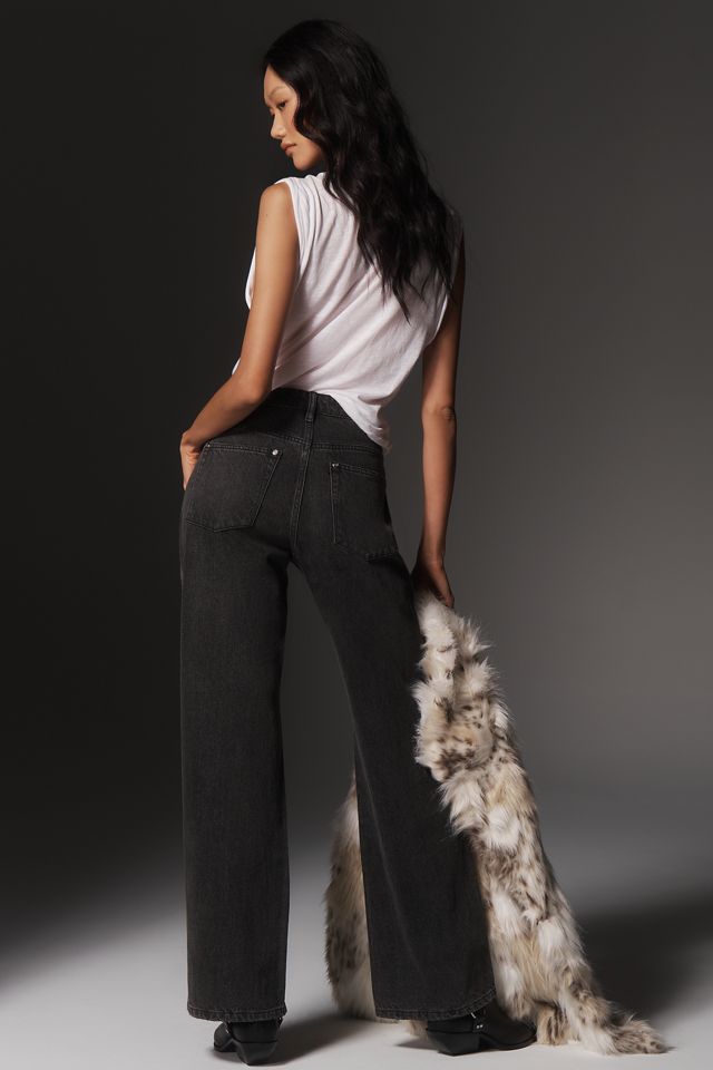 One Teaspoon Jackson Mid-Rise Wide-Leg Studded Jeans #2