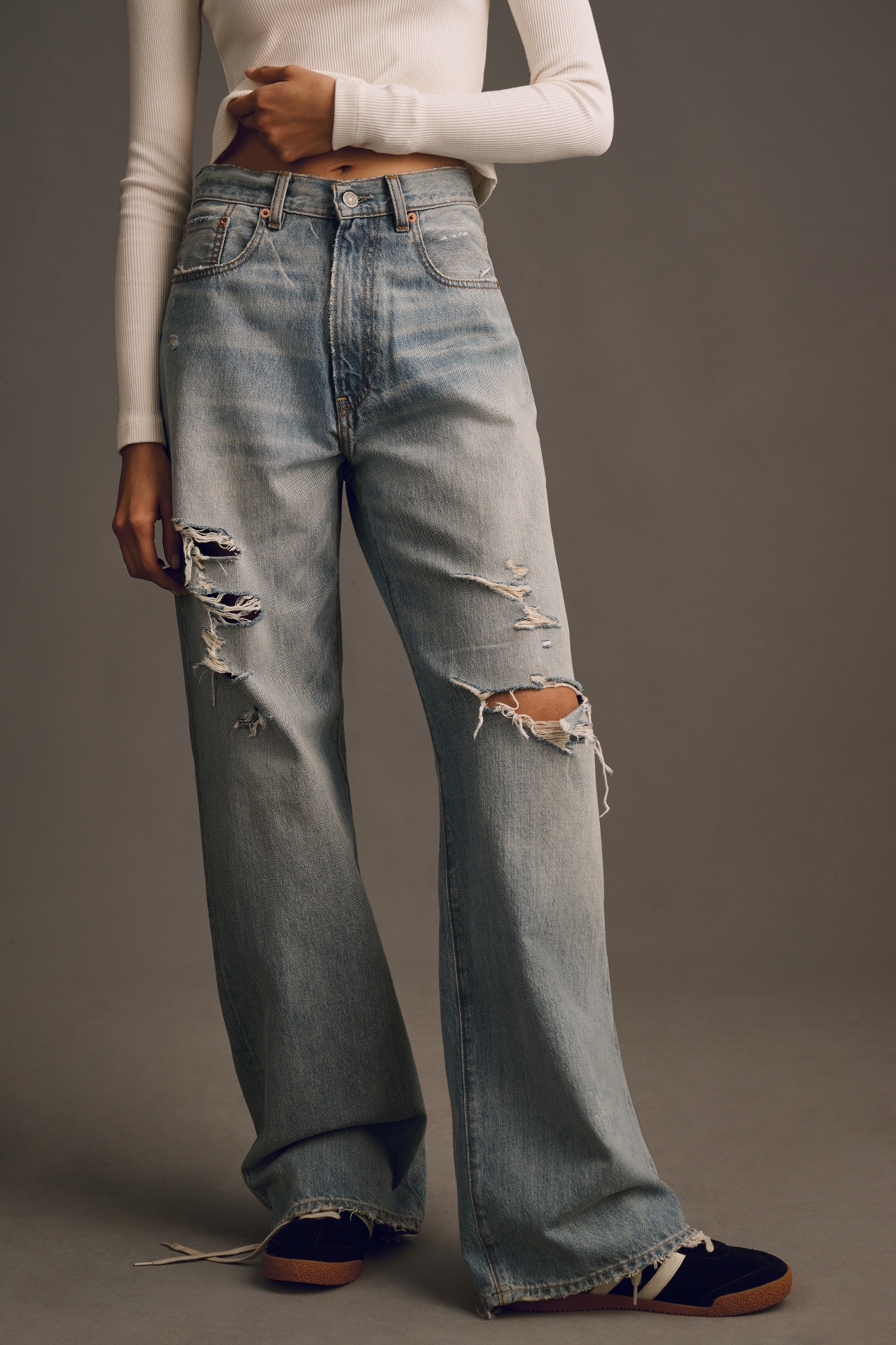 Denimist Teri High-Rise Wide-Leg Jeans