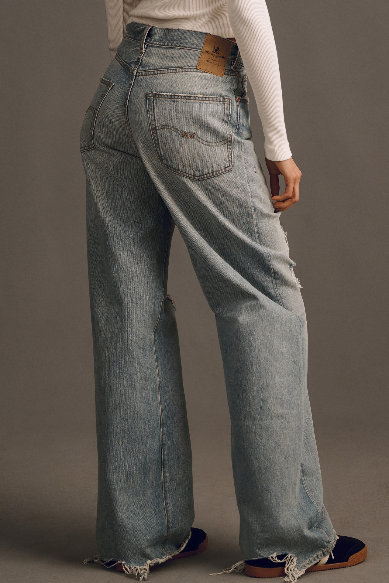 Denimist Teri High-Rise Wide-Leg Jeans