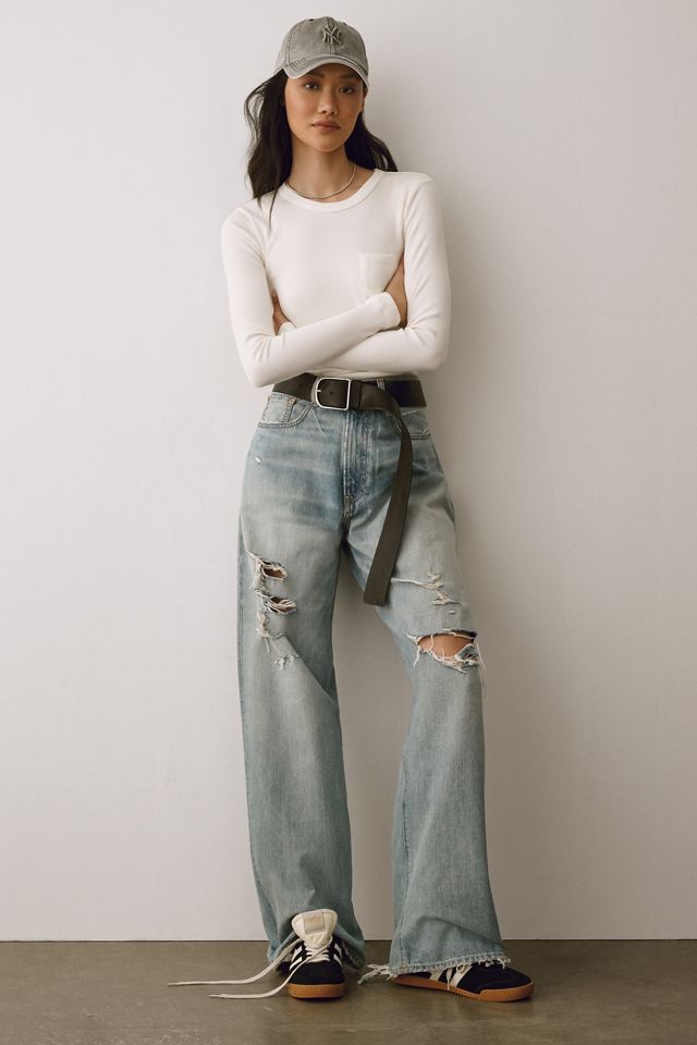 Denimist Teri High-Rise Wide-Leg Jeans