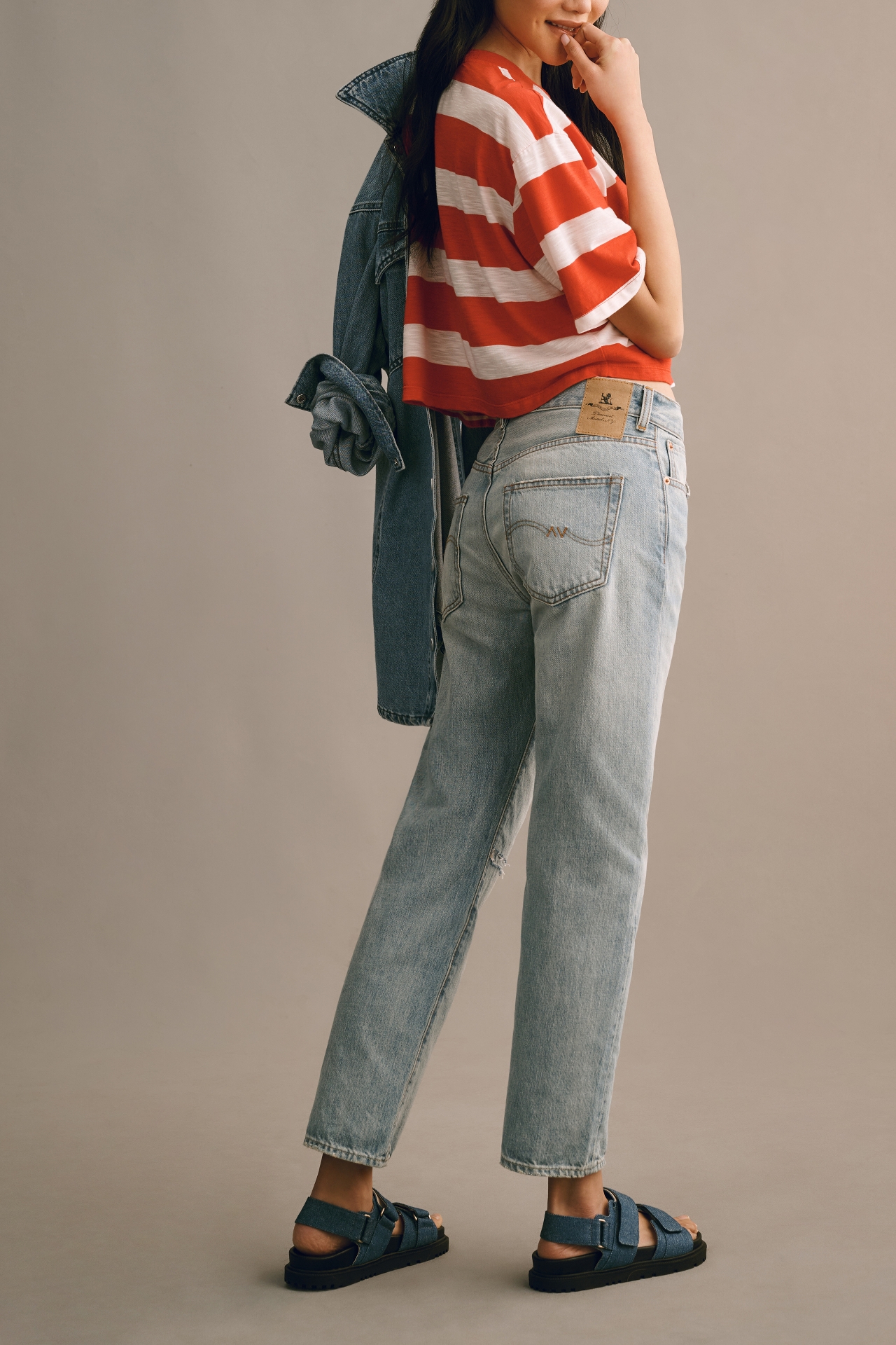 Denimist Lindsay Mid-Rise Slim Boyfriend Jeans