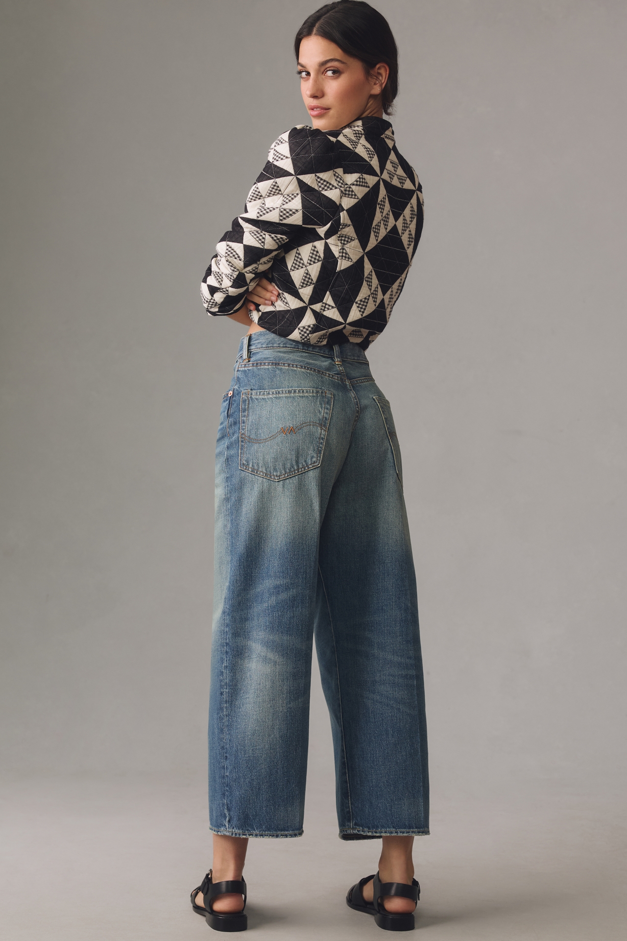 Denimist Georgia Mid-Rise Wide-Leg Jeans