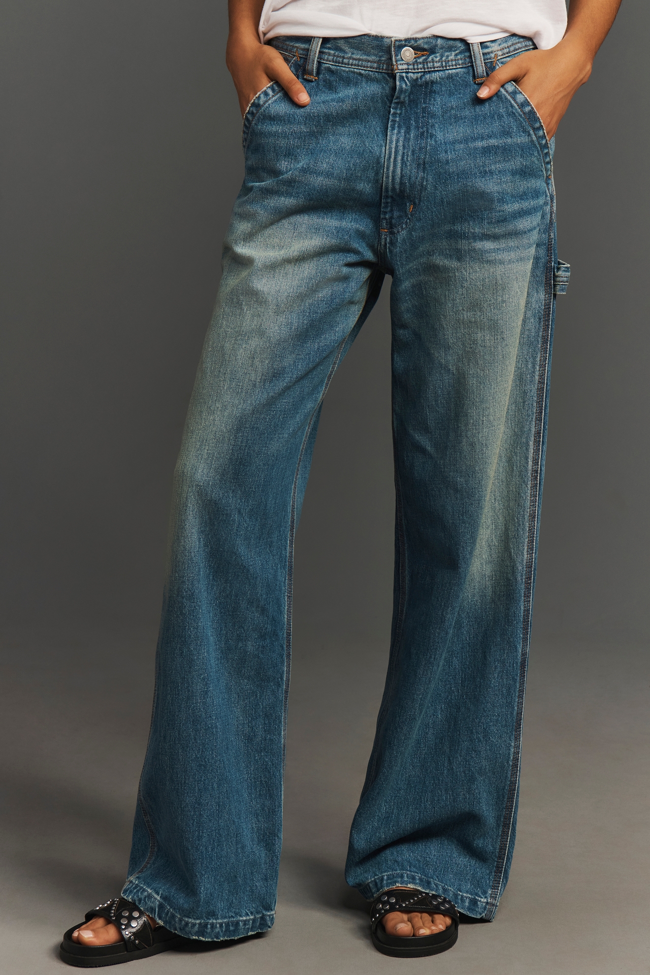 Denimist Teri Mid-Rise Carpenter Jeans