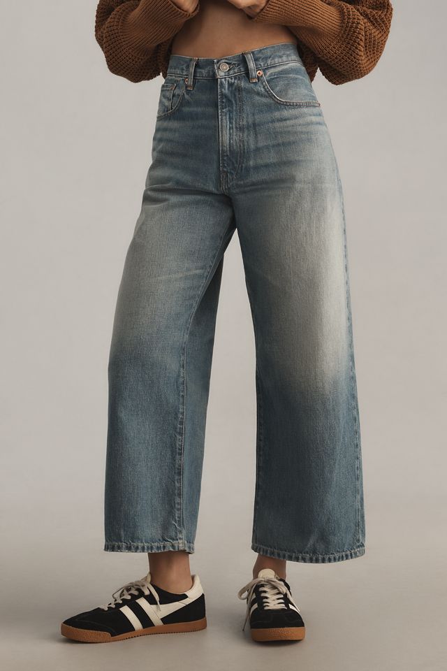 Denimist Georgia High-Rise Cropped Wide-Leg Jeans #1