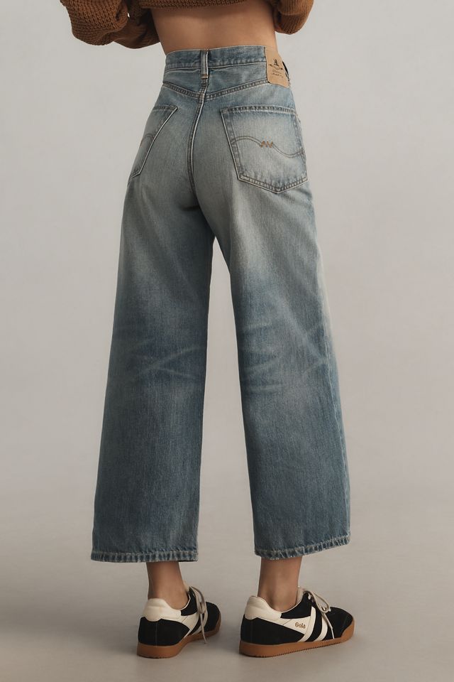 Denimist Georgia High-Rise Cropped Wide-Leg Jeans #3