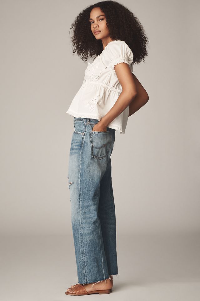 Denimist Haisley Slouch Low-Rise Wide-Leg Jeans #1