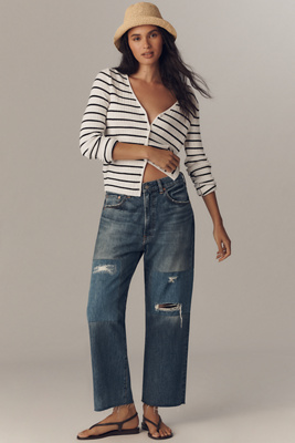 Denimist Haisley Low-rise Slouchy Jeans In Blue