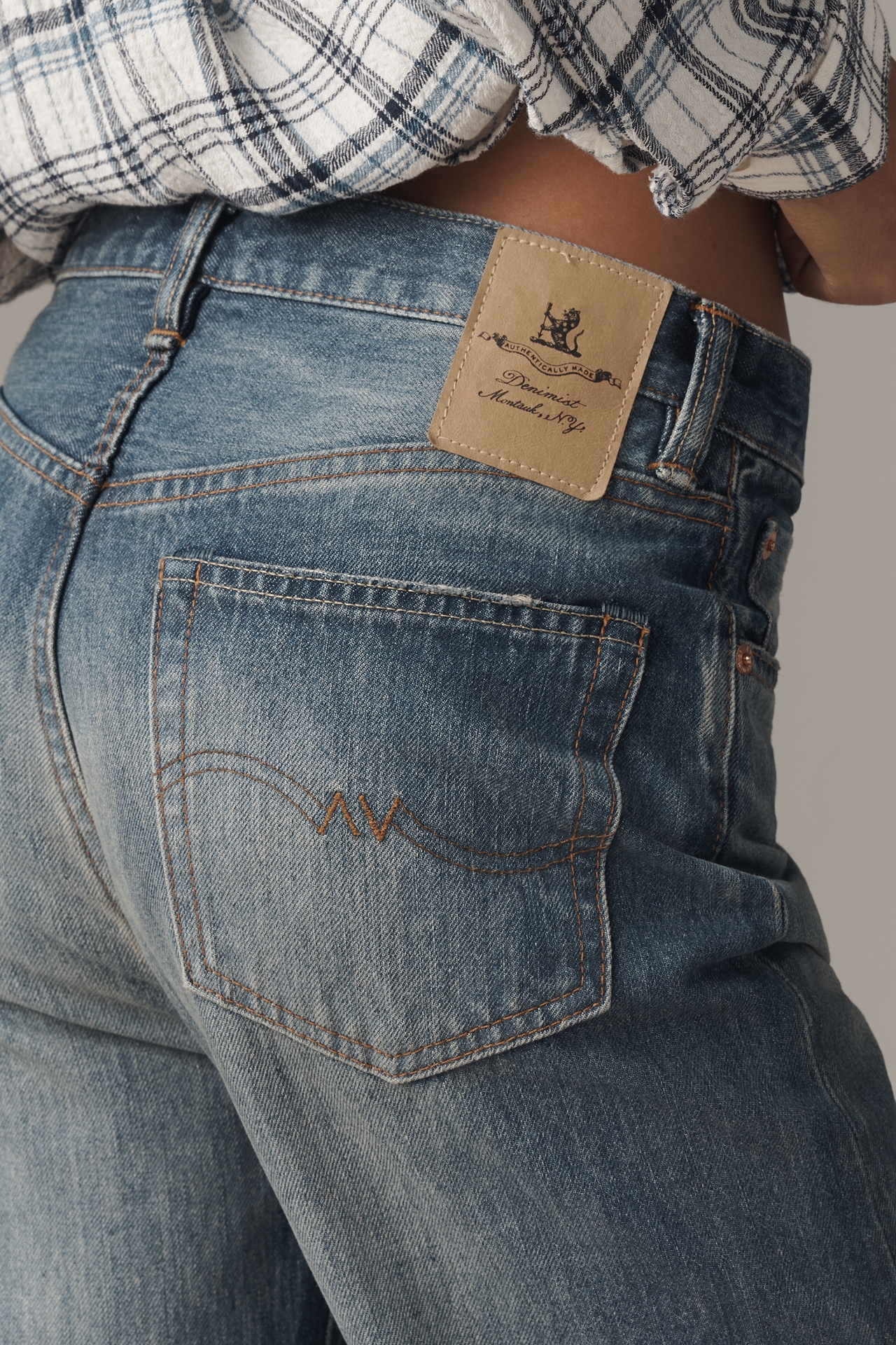 Denimist Helena High-Rise Wide-Leg Jeans