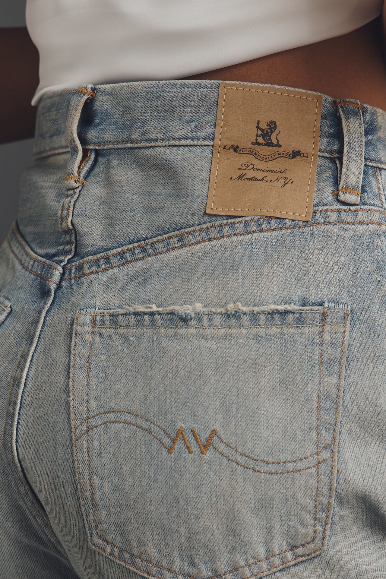 Denimist Dena High-Rise Wide-Leg Jeans