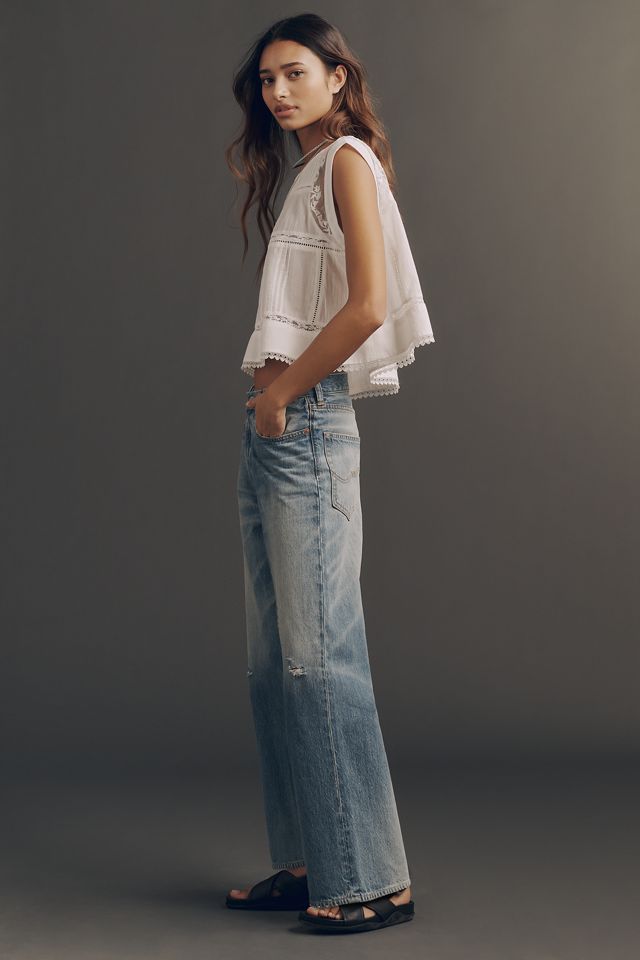 DENIMIST WIDELEG JEENS ドゥーズィエムクラス　アパルトモン Denimist Georgia High-Rise Wide-Leg Jeans | Anthropologie