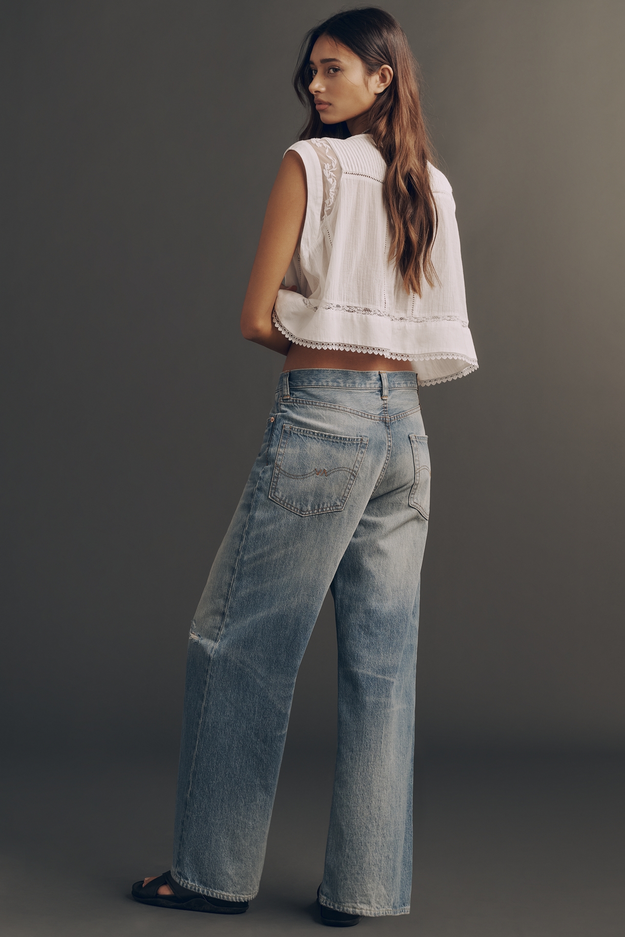 Denimist Georgia High-Rise Wide-Leg Jeans