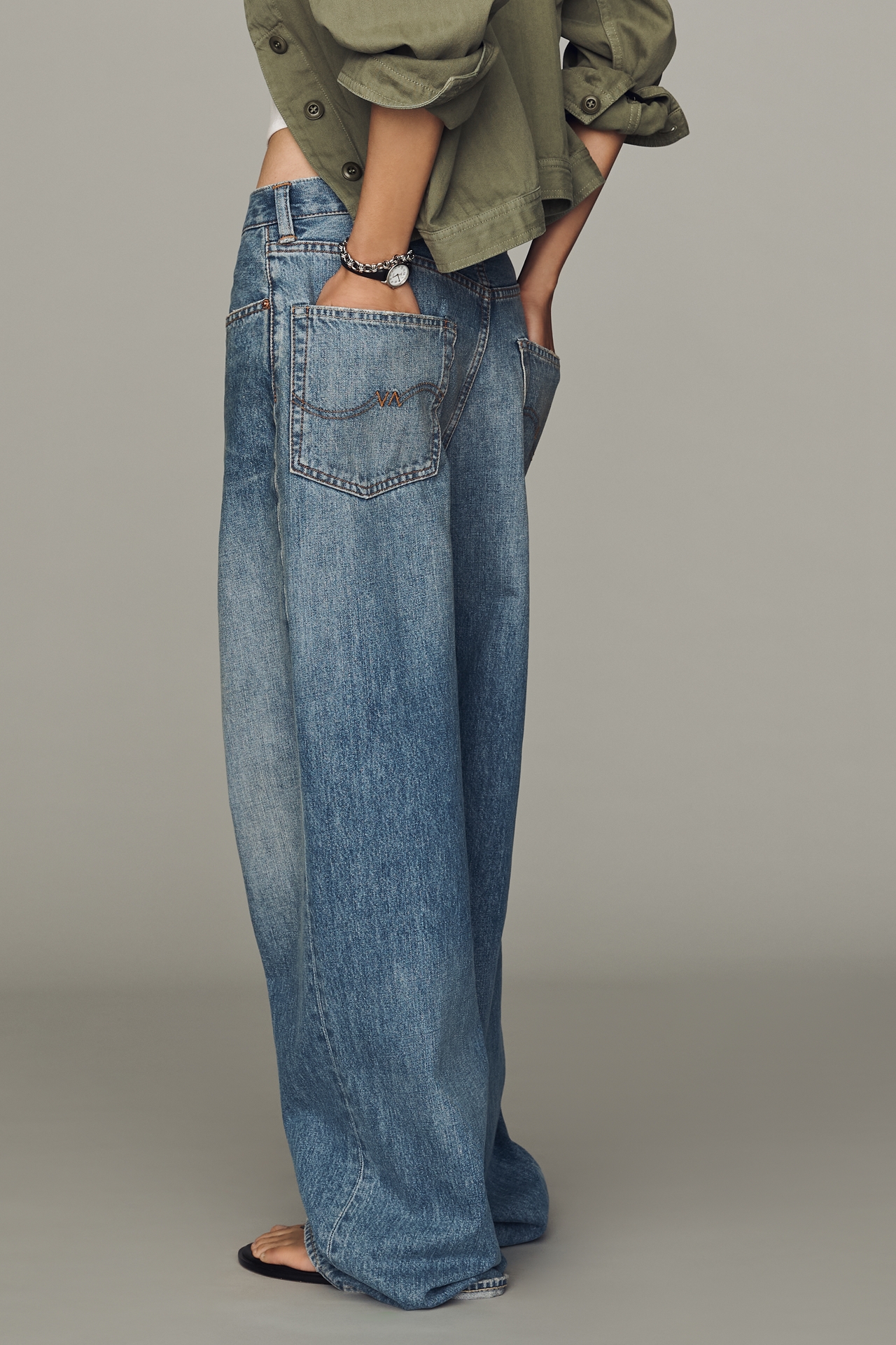 Denimist Teri High-Rise Wide-Leg Jeans
