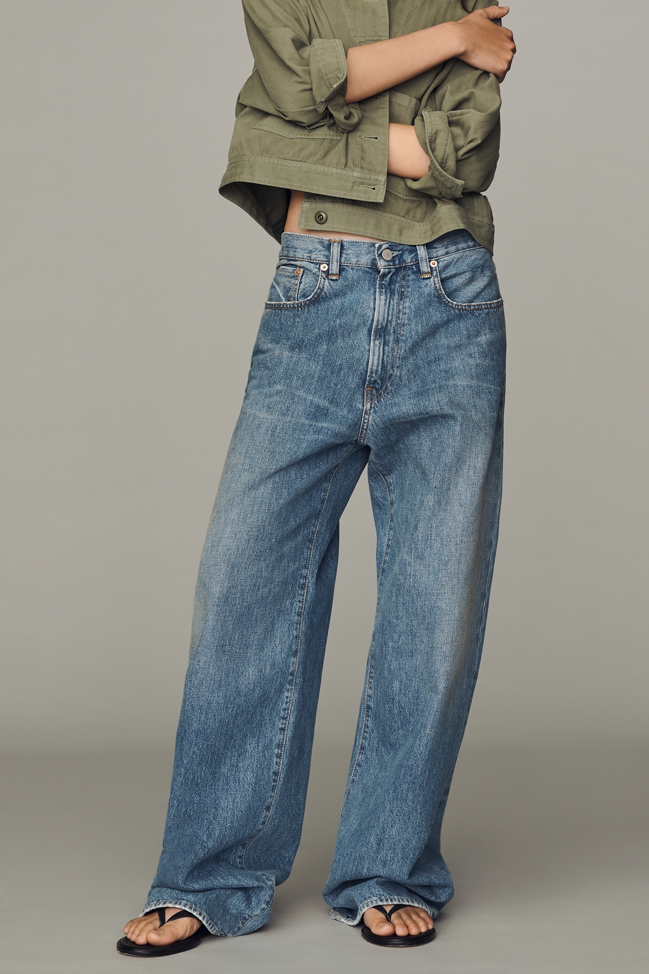 Denimist Teri High-Rise Wide-Leg Jeans