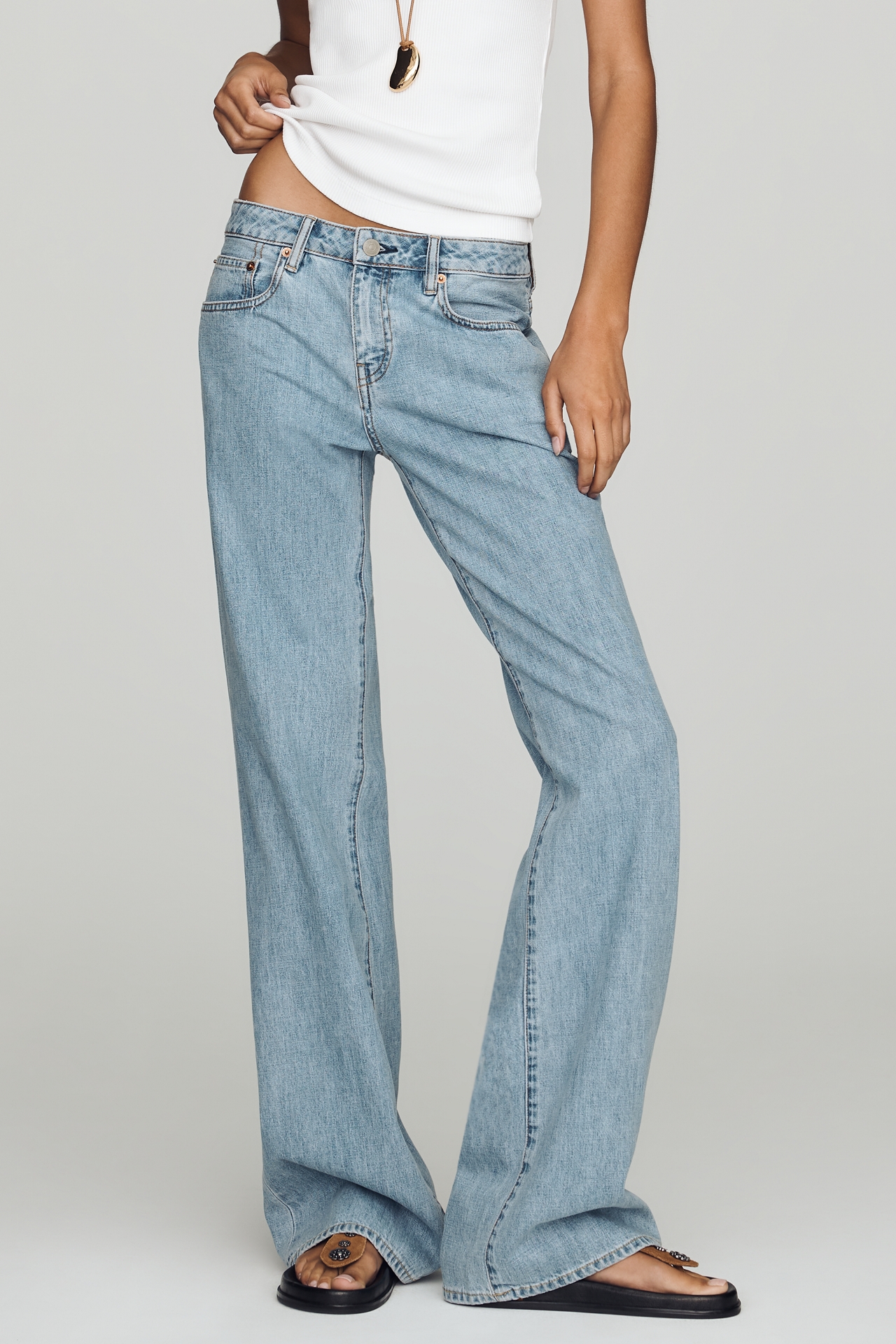 Denimist Audrey Low-Rise Flare Jeans