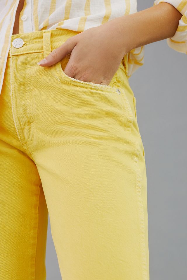 AMO Tomboy Mid-Rise Crop Straight Jeans #3