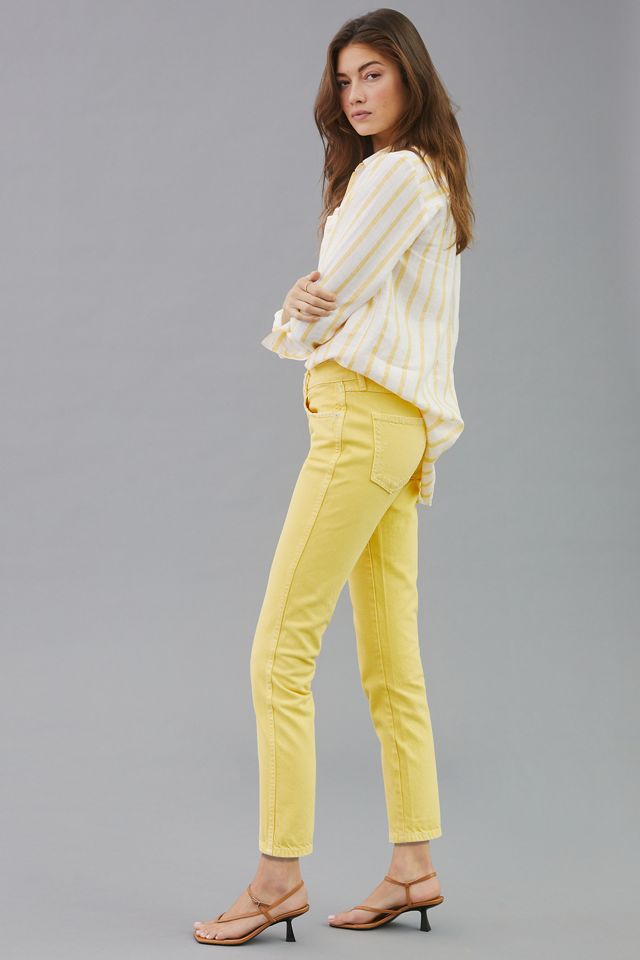 AMO Tomboy Mid-Rise Crop Straight Jeans #4