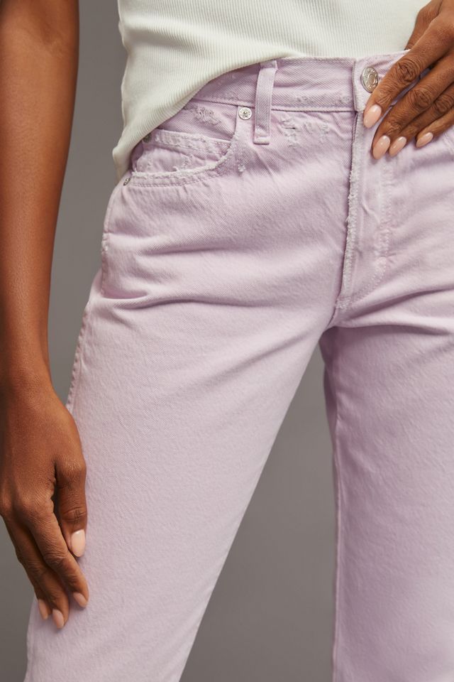AMO Tomboy High-Rise Straight-Crop Jeans #3
