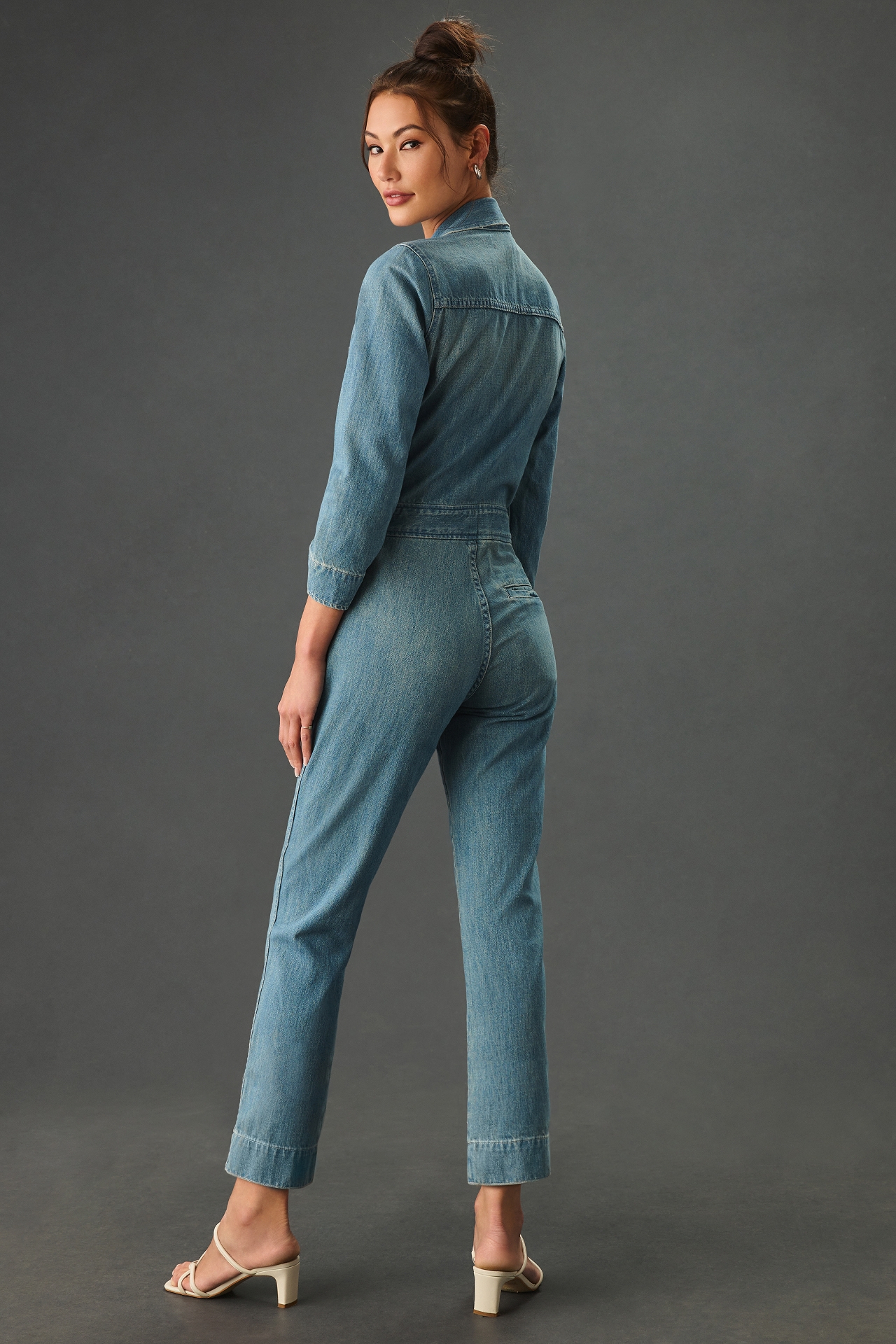 AMO Skip Denim Jumpsuit