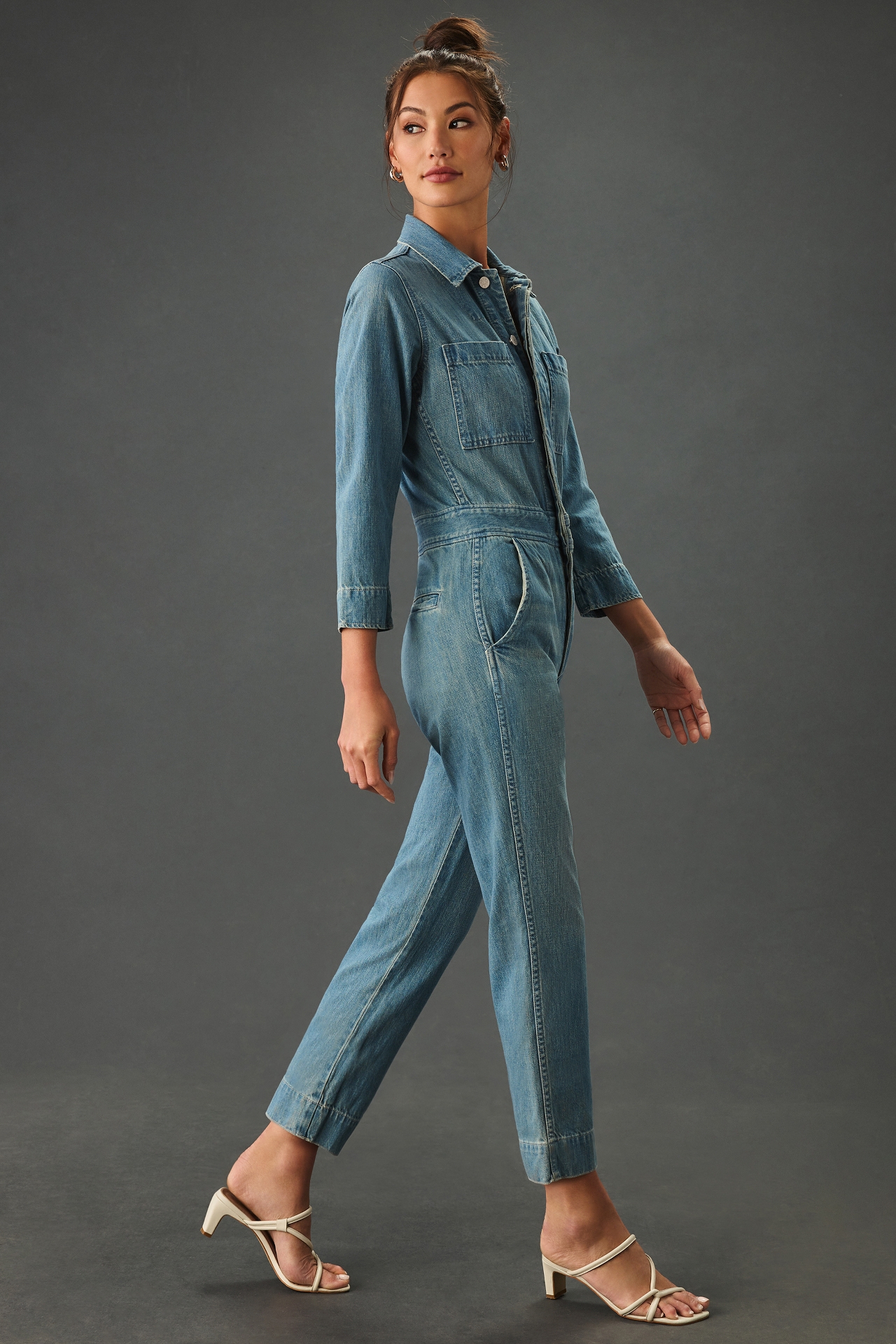 AMO Skip Denim Jumpsuit