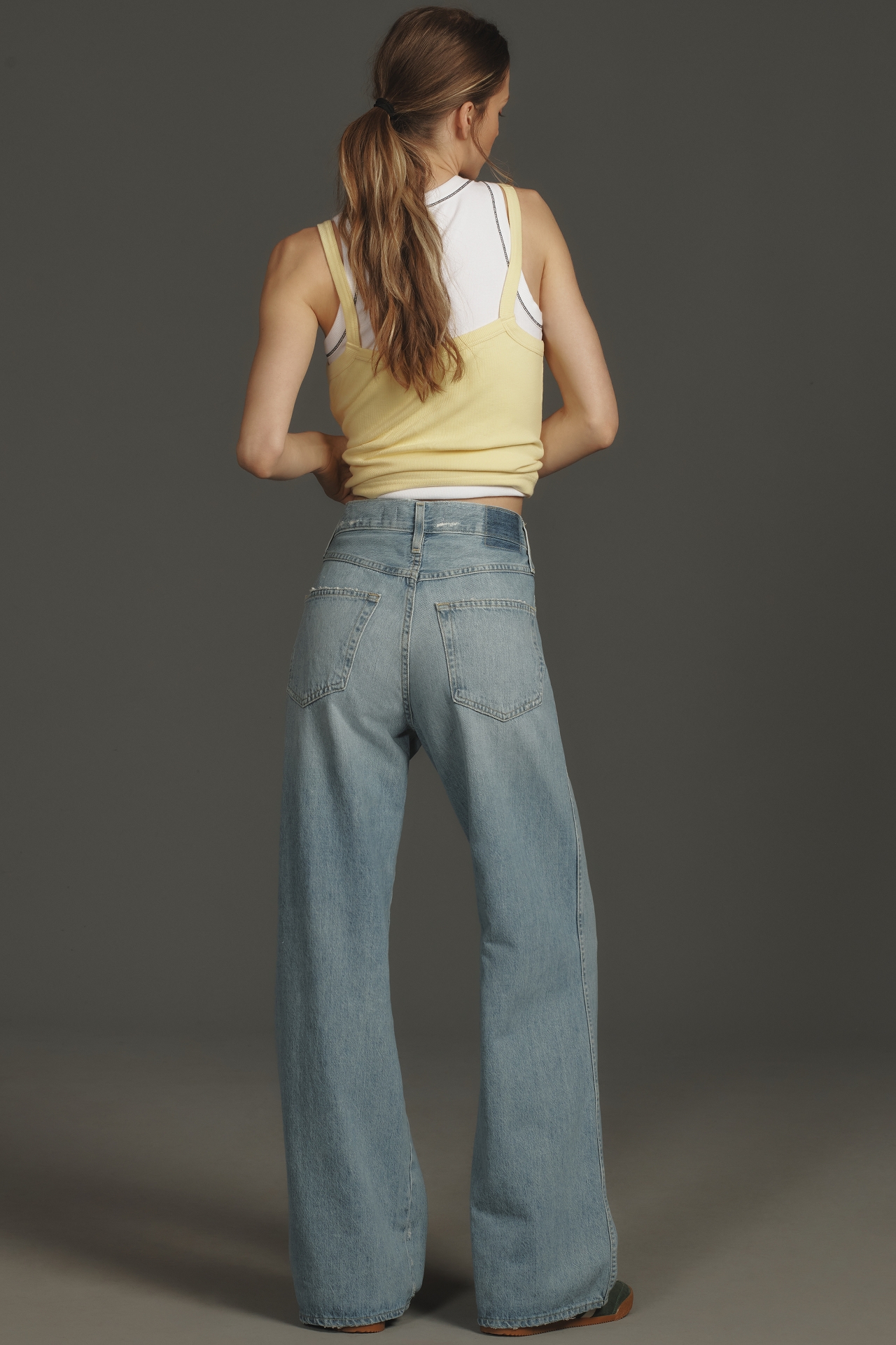 AMO Frida High-Rise Flare Jeans