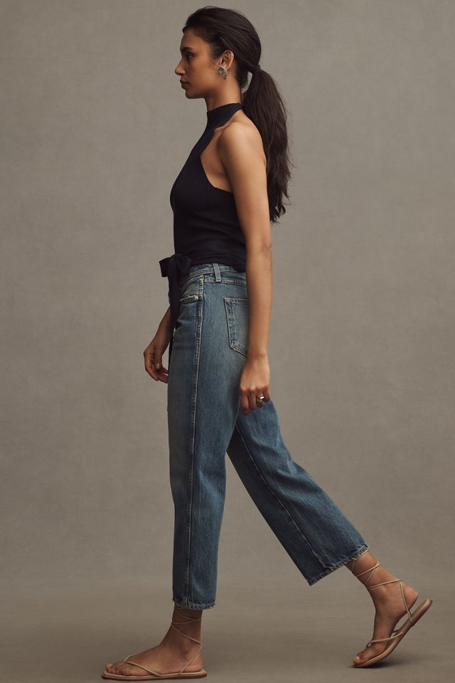 AMO Billie Mid-Rise Straight-Leg Jeans #2