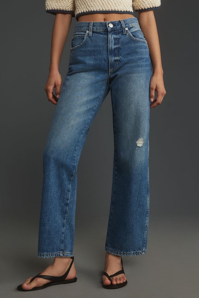 AMO Billie Mid-Rise Straight-Leg Jeans #1