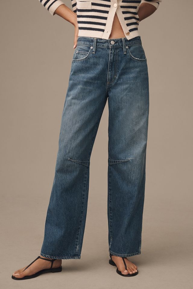 AMO Sandra Baggy Mid-Rise Wide-Leg Jeans #1