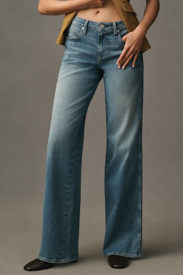AMO Sabine Mid-Rise Wide-Leg Jeans #1