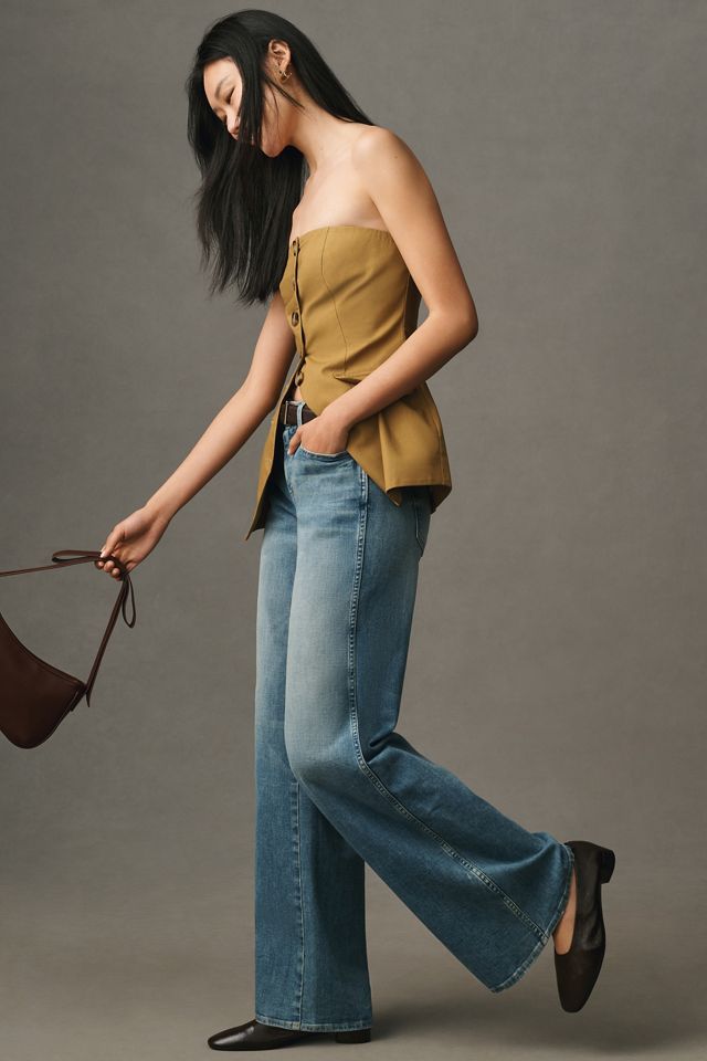 AMO Sabine Mid-Rise Wide-Leg Jeans #4