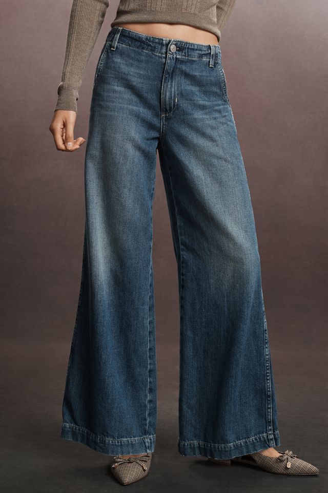 AMO Edith Trouser Mid-Rise Wide-Leg Jeans #1