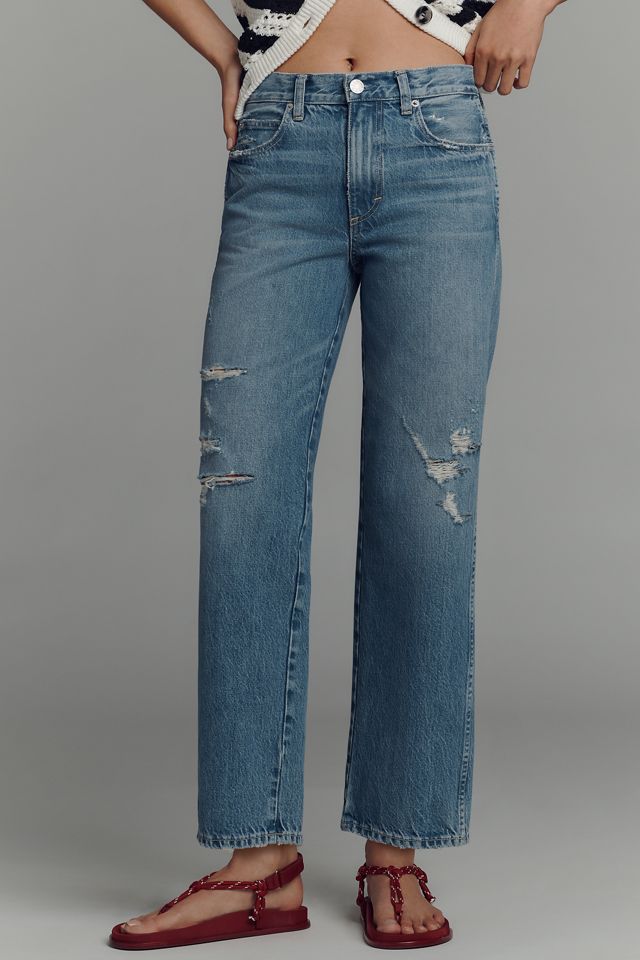 AMO Billie Mid-Rise Straight-Leg Jeans #1