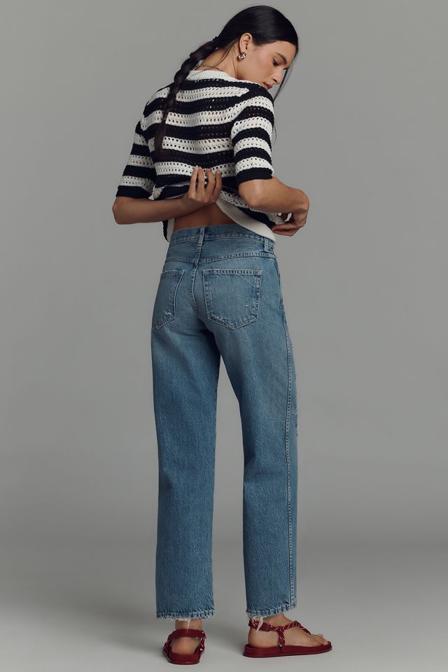 AMO Billie Mid-Rise Straight-Leg Jeans #2