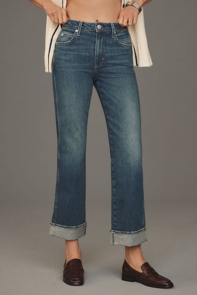 AMO Rosa Mid-Rise Cuffed Flare Jeans #1