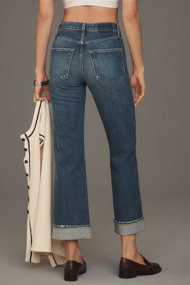 AMO Rosa Mid-Rise Cuffed Flare Jeans #4