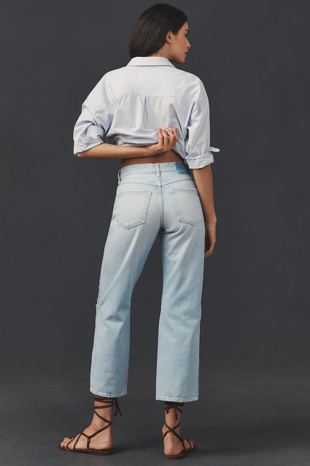 AMO Billie Mid-Rise Straight-Leg Jeans #2