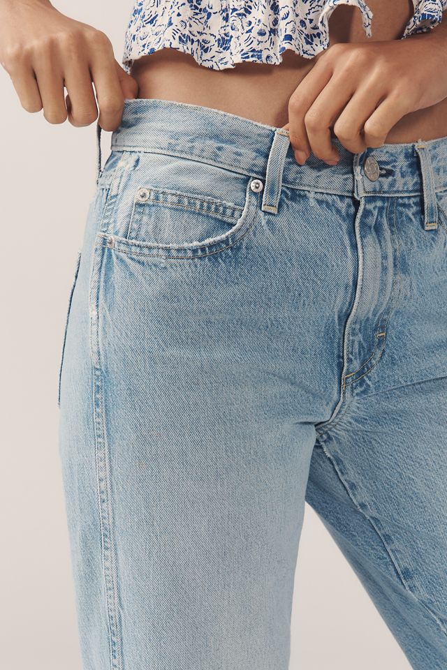 AMO Valentina Mid-Rise Straight-Leg Jeans #3