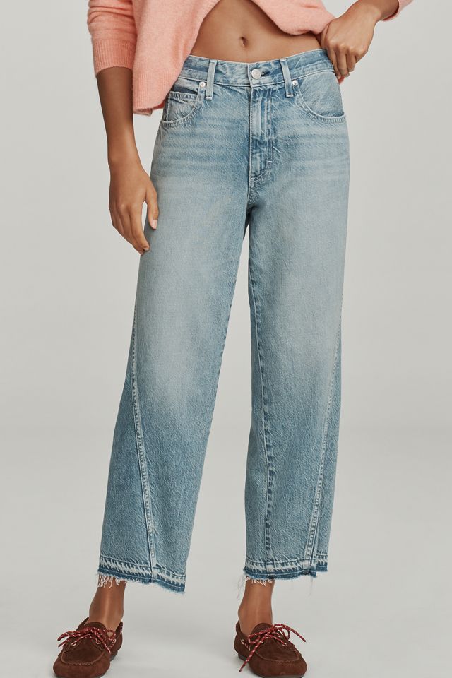 AMO Maria Mid-Rise Straight-Leg Jeans #1