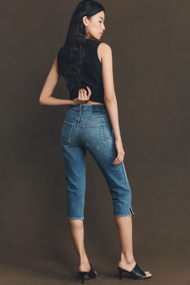 AMO Emmaline Mid-Rise Capri Jeans #2