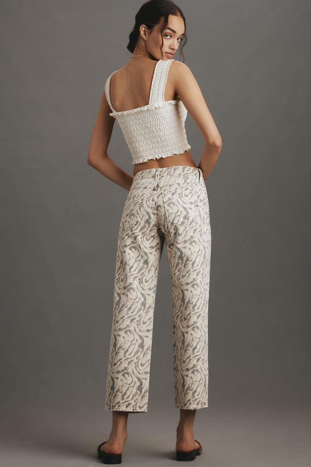 AMO Billie Mid-Rise Crop Wide-Leg Jeans #2
