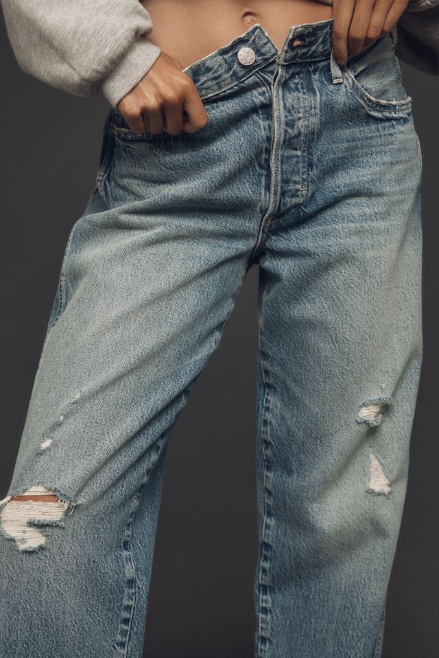 AMO Hattie High-Rise Wide-Leg Jeans #3