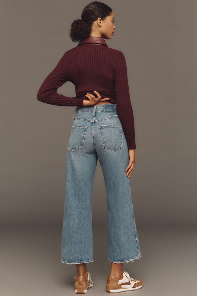 AMO Frida High-Rise Crop Wide-Leg Jeans #2