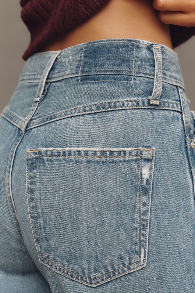 AMO Frida High-Rise Crop Wide-Leg Jeans #3