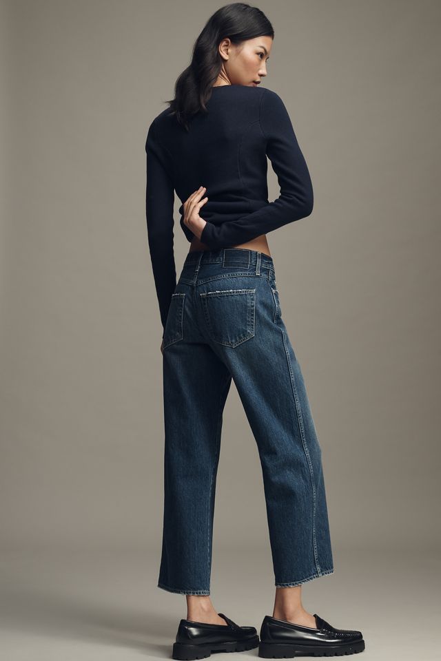 AMO Billie High-Rise Crop Wide-Leg Jeans #2