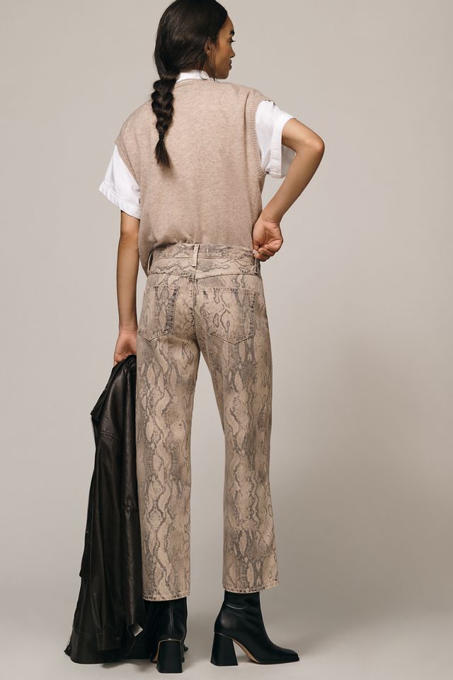 AMO Billie High-Rise Crop Straight-Leg Jeans #3