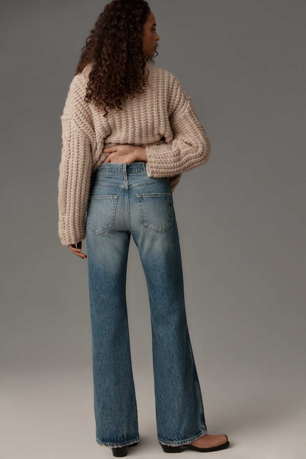 AMO Robbie High-Rise Wide-Leg Jeans