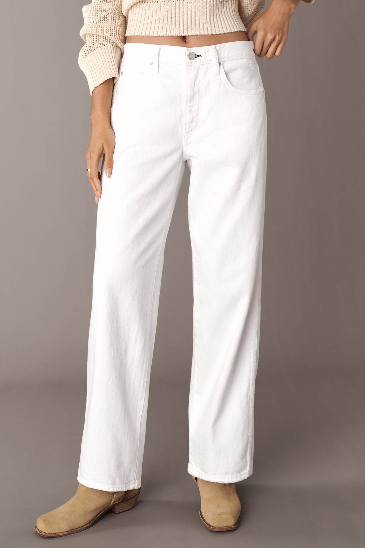 AMO Billie High-Rise Straight-Leg Jeans