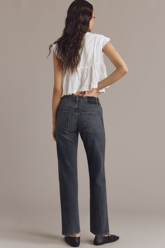 AMO Libby High-Rise Crop Straight-Leg Jeans #2